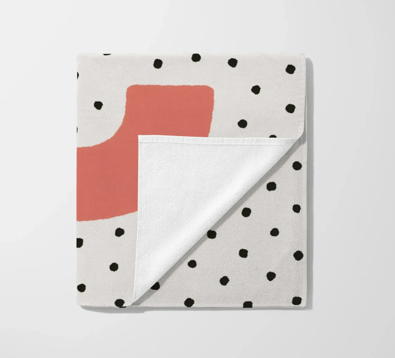 Lettre C avec points - Typographie Poster Design serviette de plage de KidzStudio