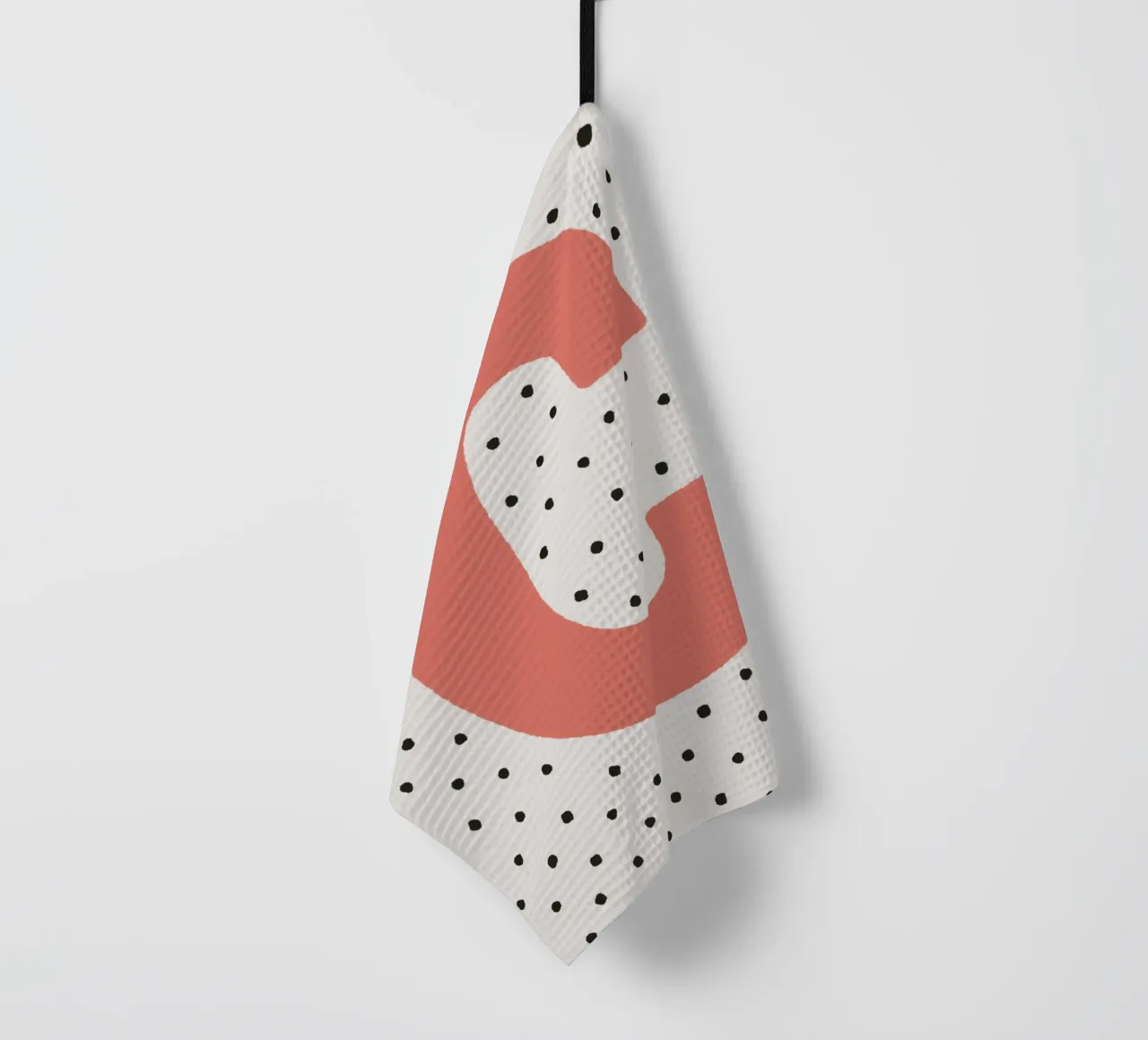 Lettre C avec points - Typographie Poster Design torchon de KidzStudio