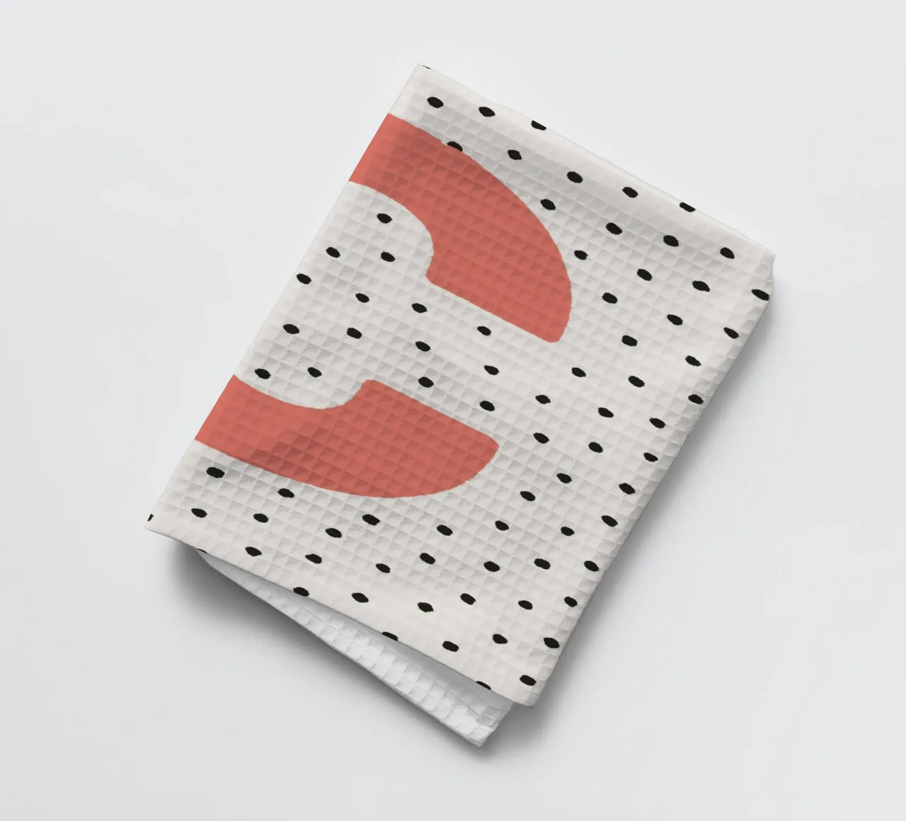 Lettre C avec points - Typographie Poster Design torchon de KidzStudio