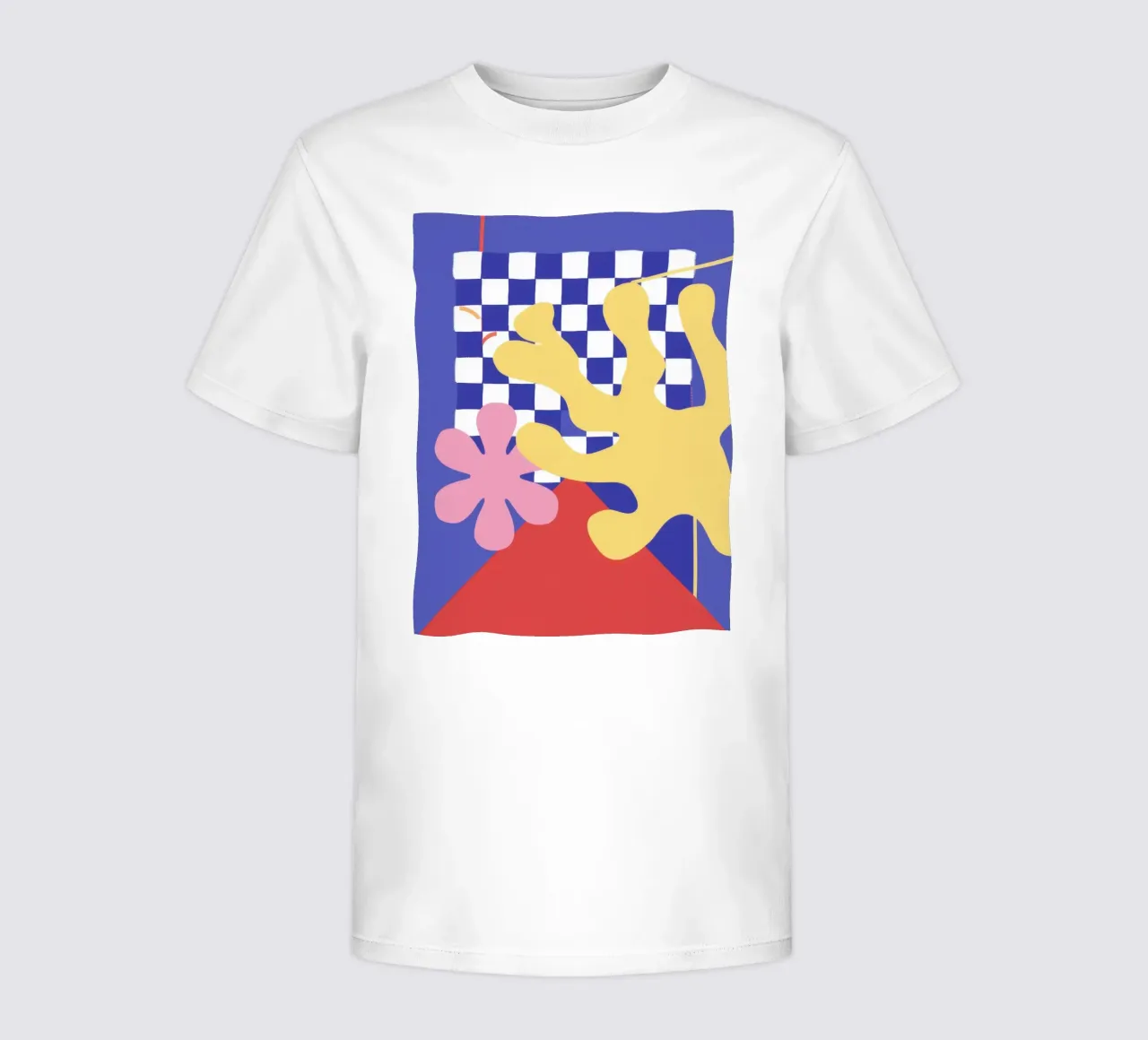 Verspielte Schachbrettblüte Kinder T-Shirt von Bring Haven