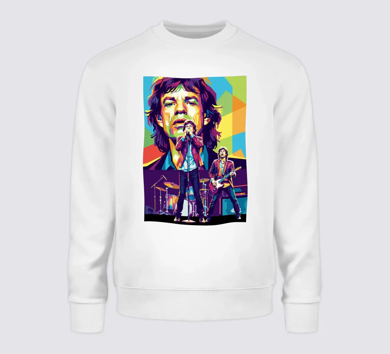 Mick Jagger performance (2) Sweatshirt von Hantamrata