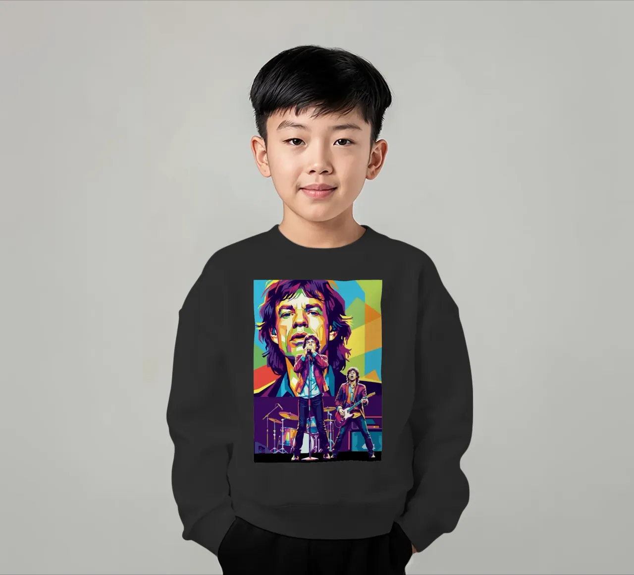 Mick Jagger performance (2) felpa bambino da Hantamrata