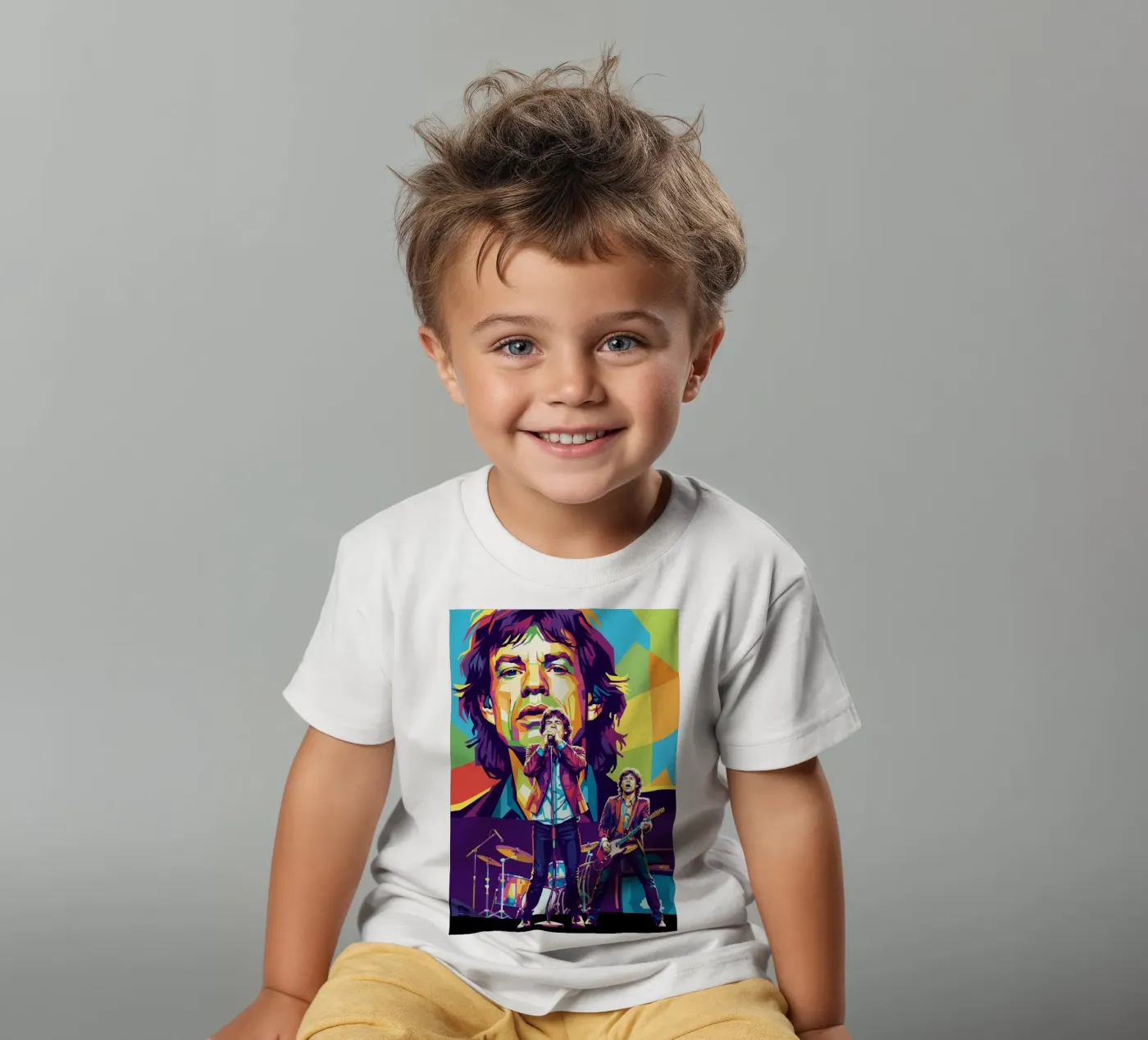 Mick Jagger performance (2) t-shirt bambini da Hantamrata