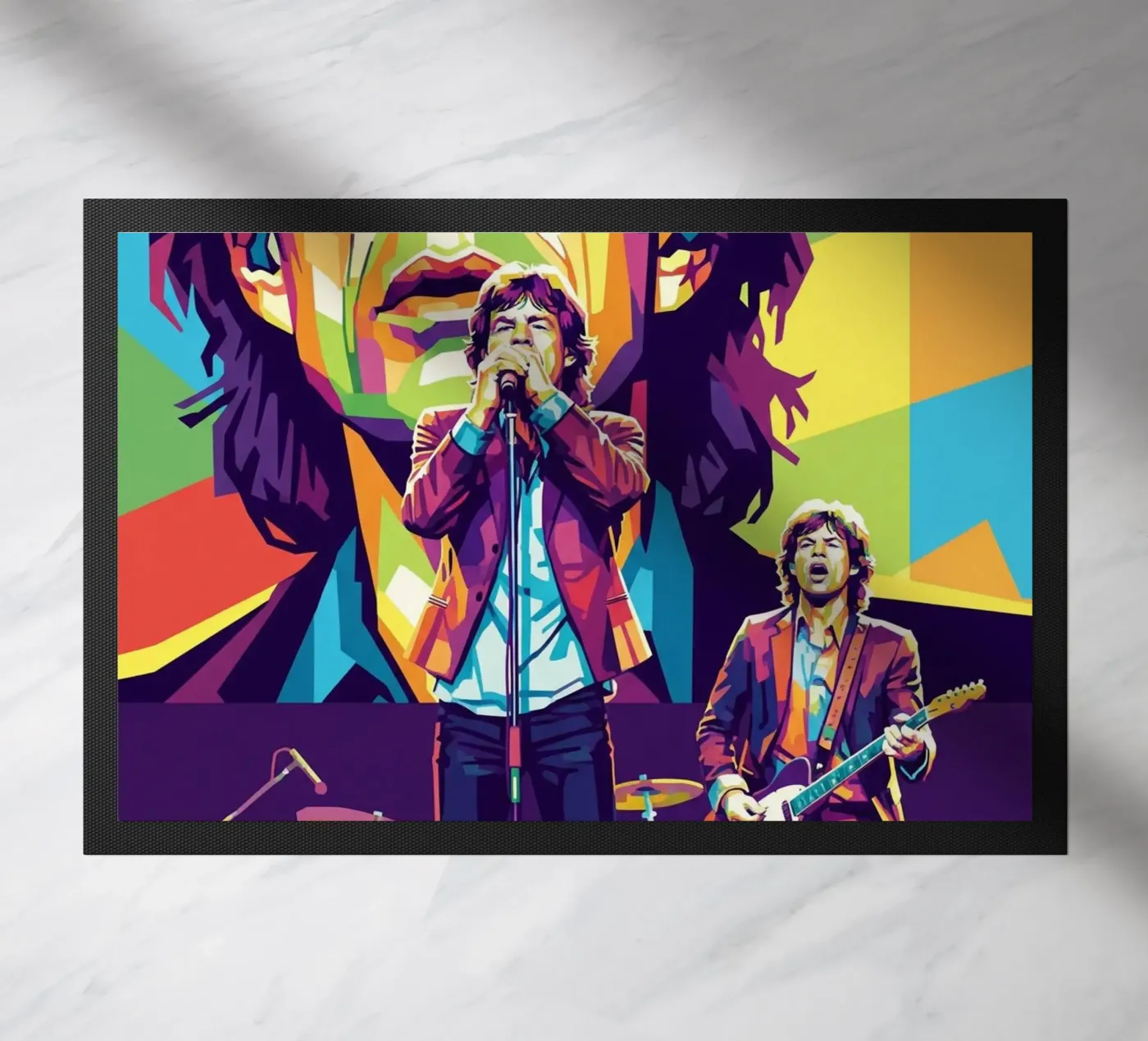 Mick Jagger performance (2) paillasson de Hantamrata