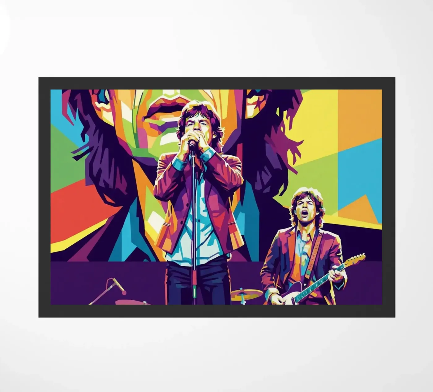 Mick Jagger performance (2) paillasson de Hantamrata