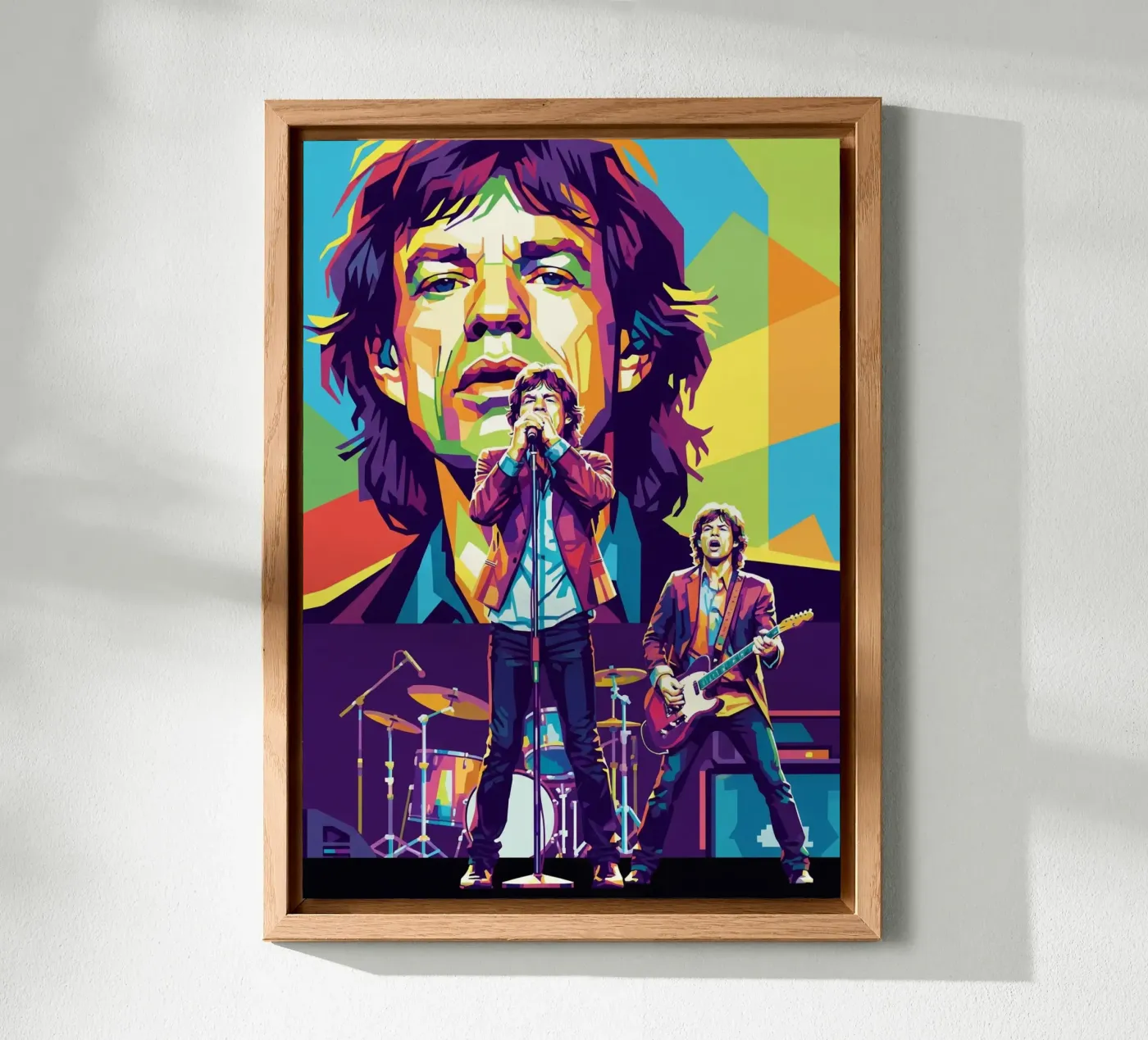 Mick Jagger performance (2) pannello forex da Hantamrata