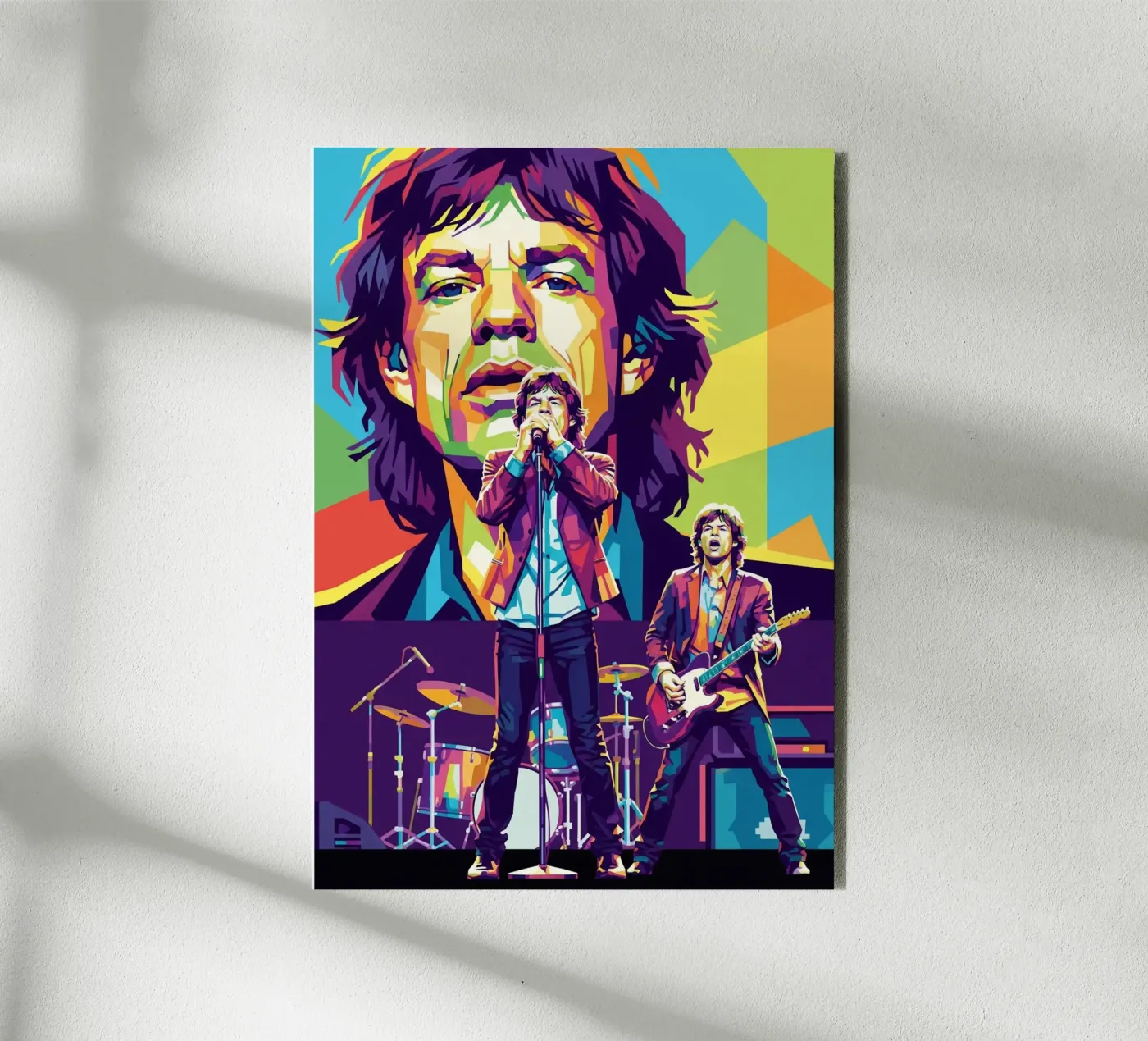 Mick Jagger performance (2) pannello forex da Hantamrata