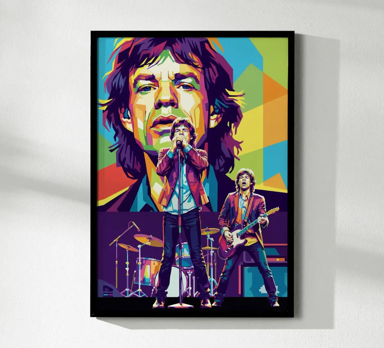 Mick Jagger performance (2) carta hahnemühle da Hantamrata