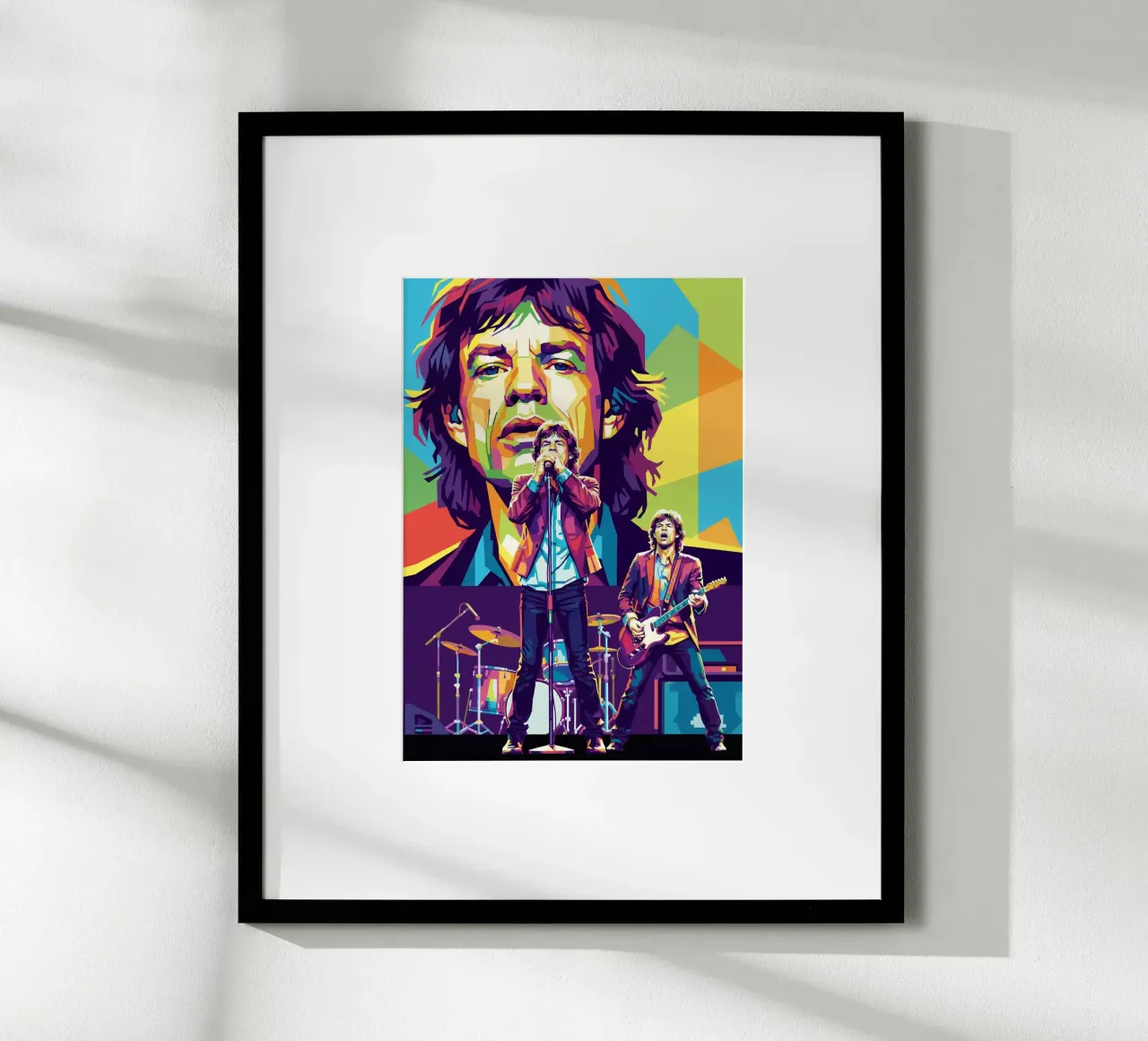 Mick Jagger performance (2) carta hahnemühle da Hantamrata