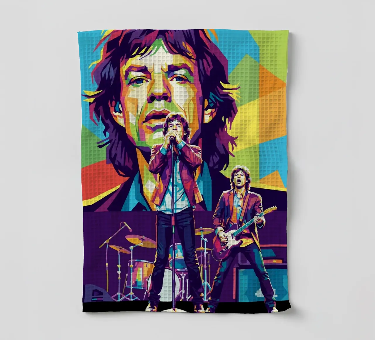 Mick Jagger performance (2) canovaccio da cucina da Hantamrata