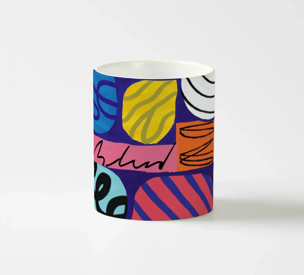 Energiek Krabbel Abstract keramische mok van Bring Haven
