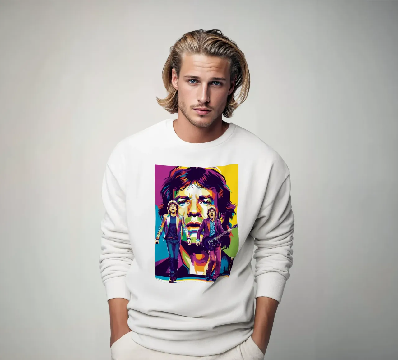 Mick Jagger performance (3) felpa da Hantamrata