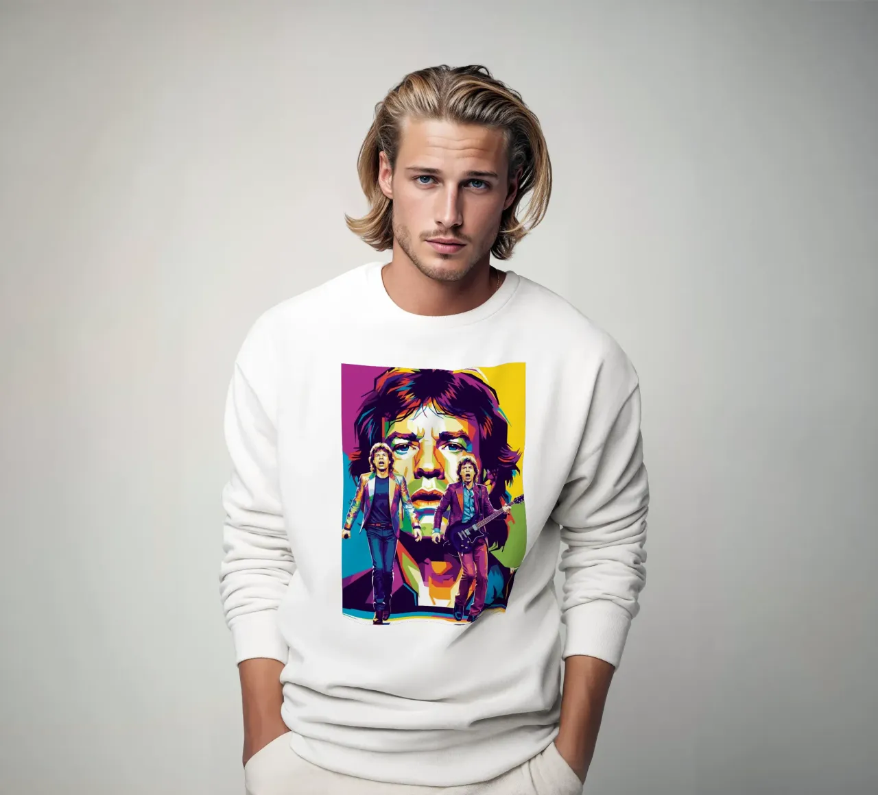 Mick Jagger performance (3) sudadera de Hantamrata