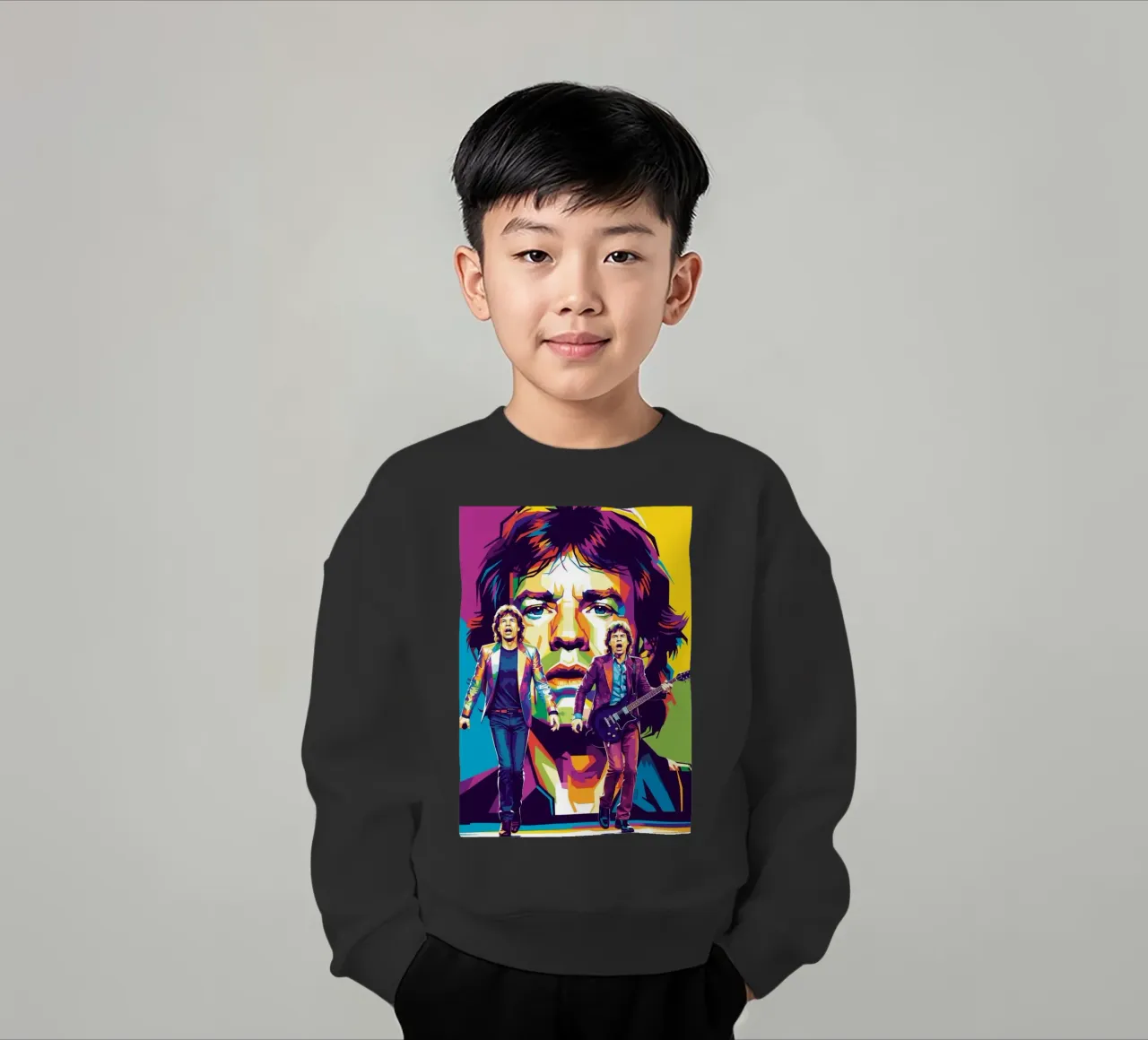 Mick Jagger performance (3) felpa bambino da Hantamrata