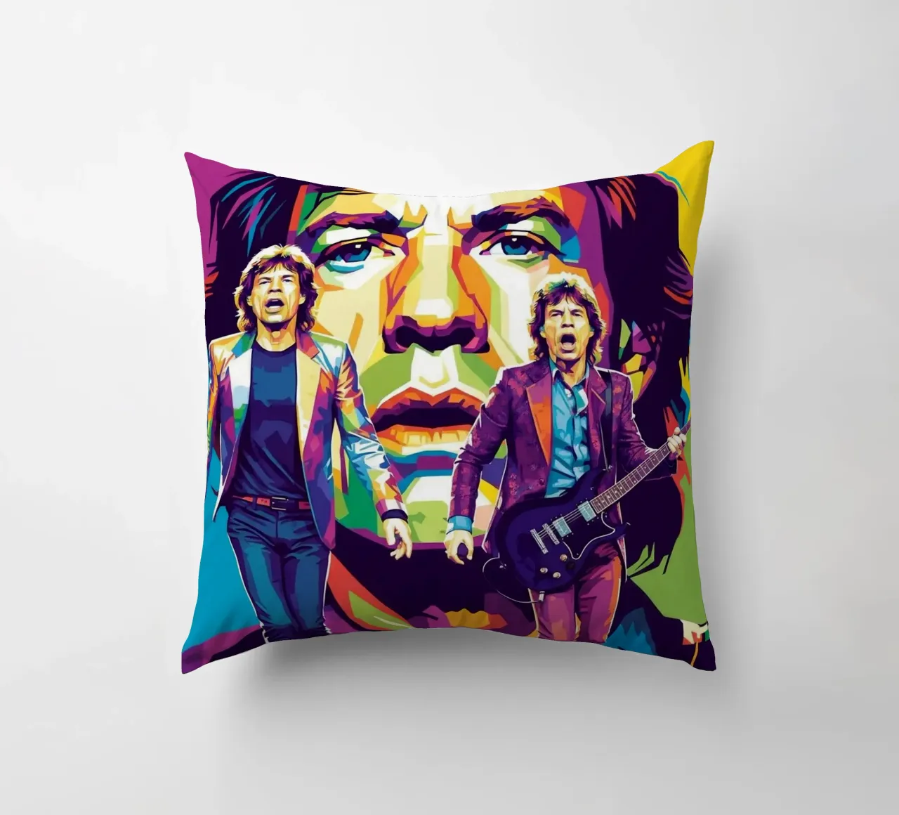 Mick Jagger performance (3) cuscino da Hantamrata