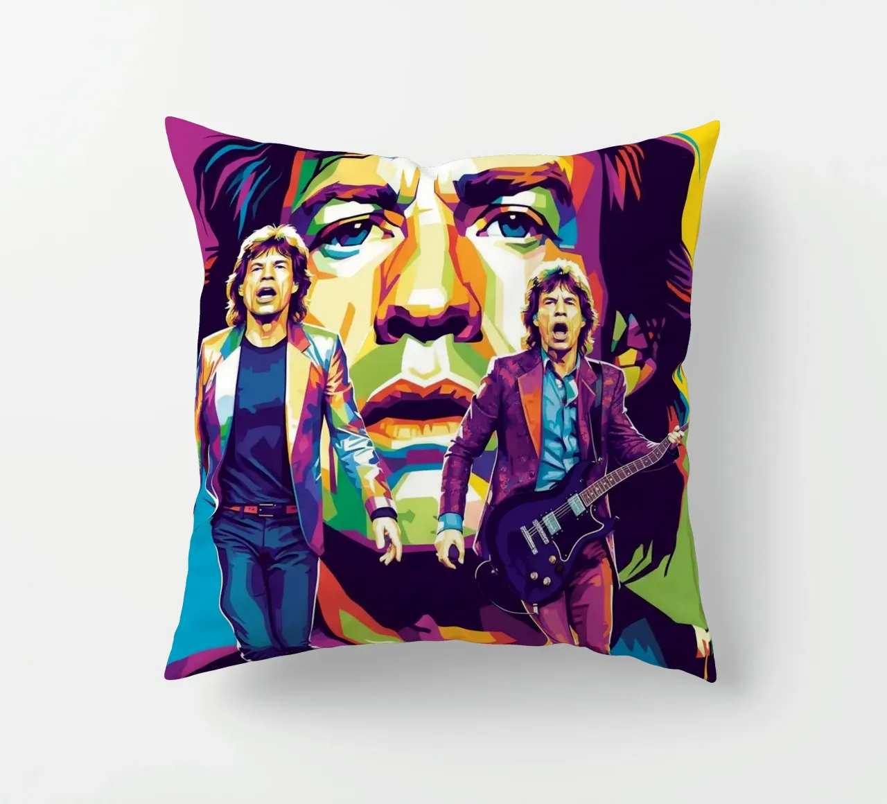 Mick Jagger performance (3) cuscino da Hantamrata