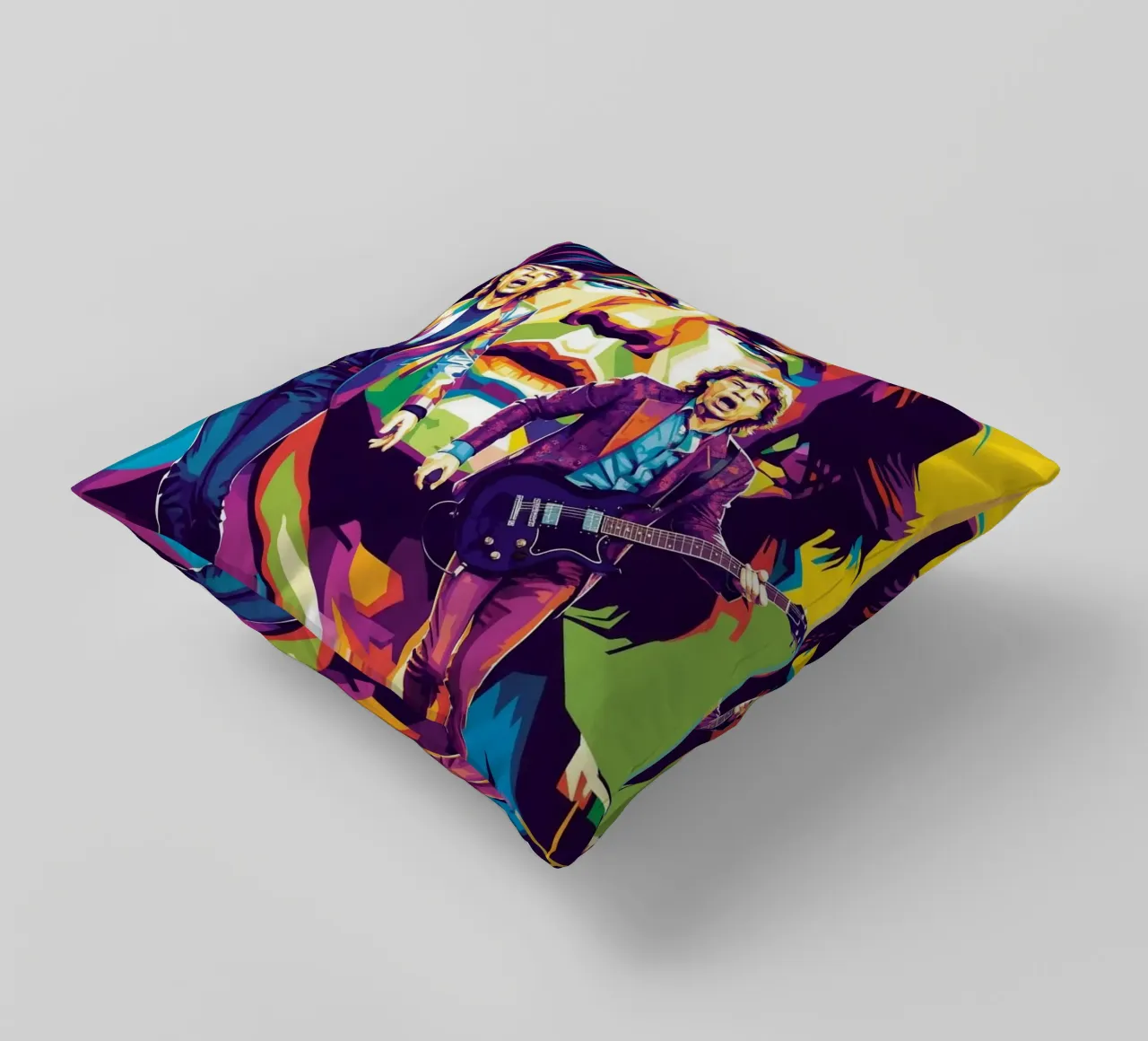 Mick Jagger performance (3) cuscino da Hantamrata