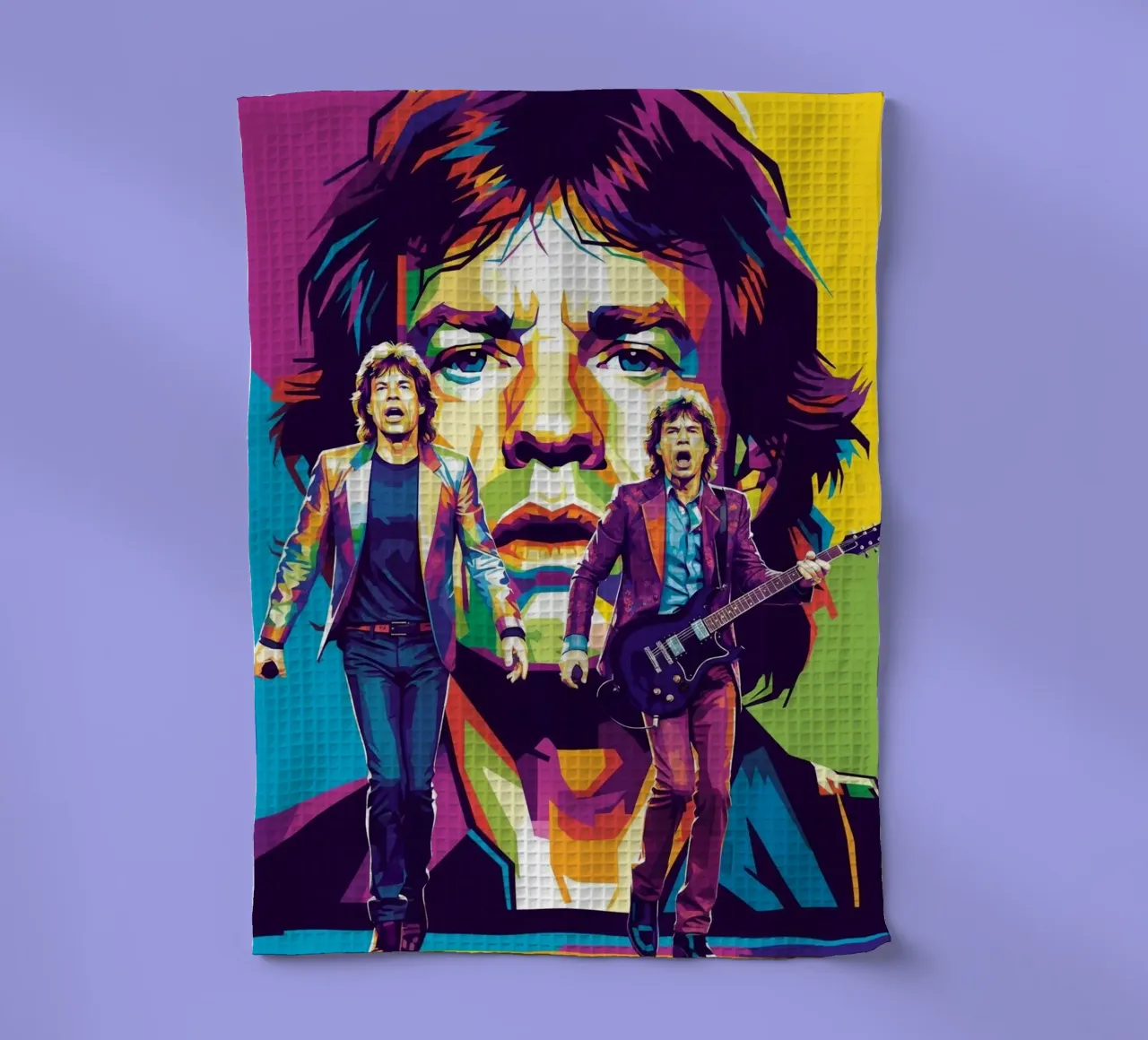 Mick Jagger performance (3) canovaccio da cucina da Hantamrata