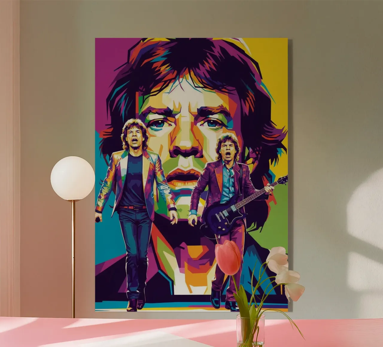 Mick Jagger performance (3) plexiglass da Hantamrata