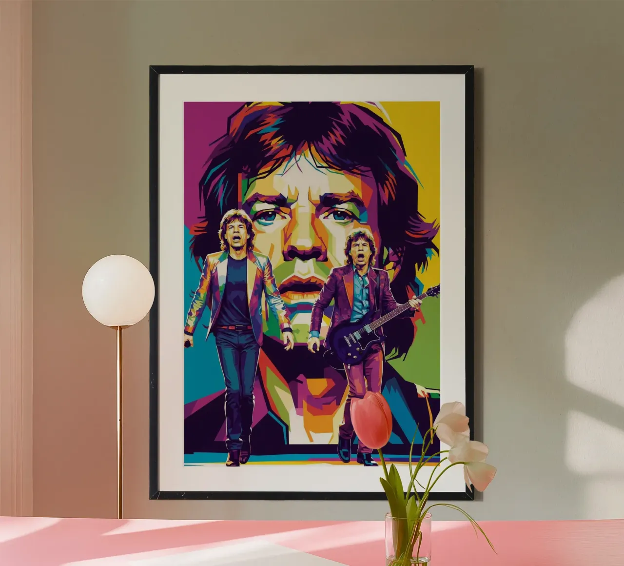 Mick Jagger performance (3) carta hahnemühle da Hantamrata