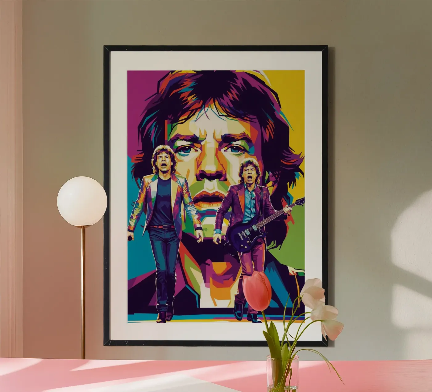 Mick Jagger performance (3) poster da Hantamrata