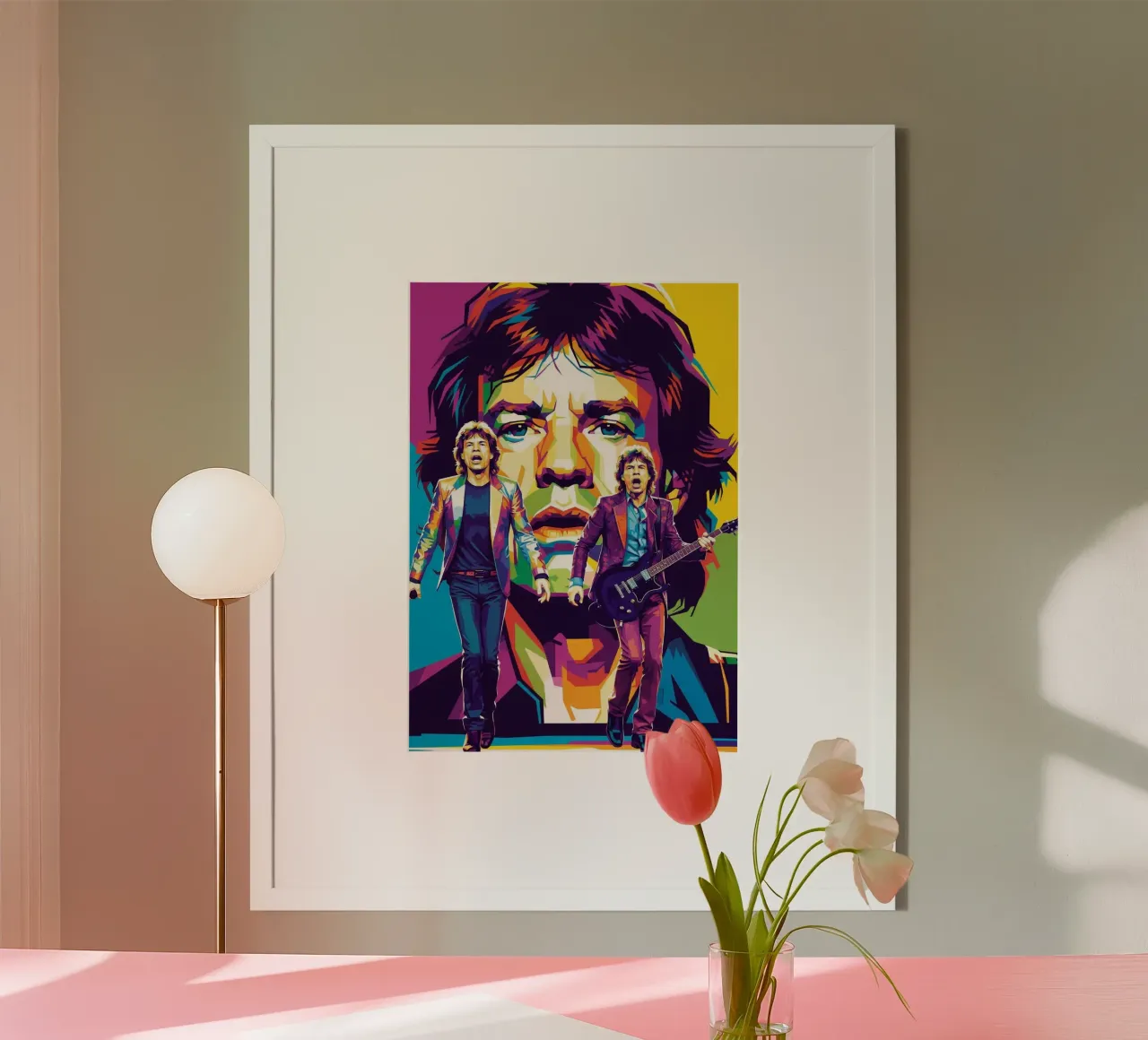 Mick Jagger performance (3) carta hahnemühle da Hantamrata