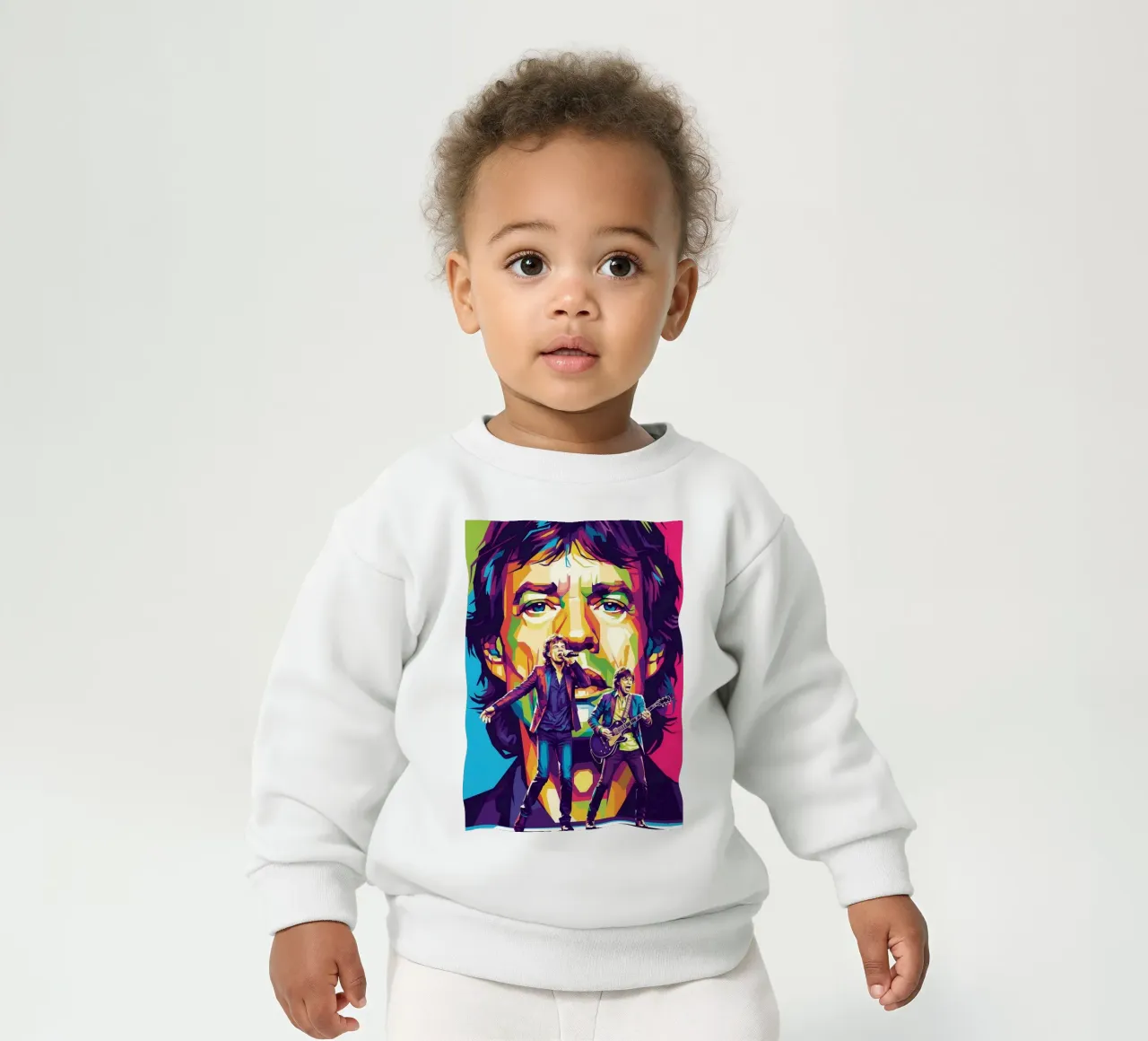 Mick Jagger performance (4) felpa neonato da Hantamrata