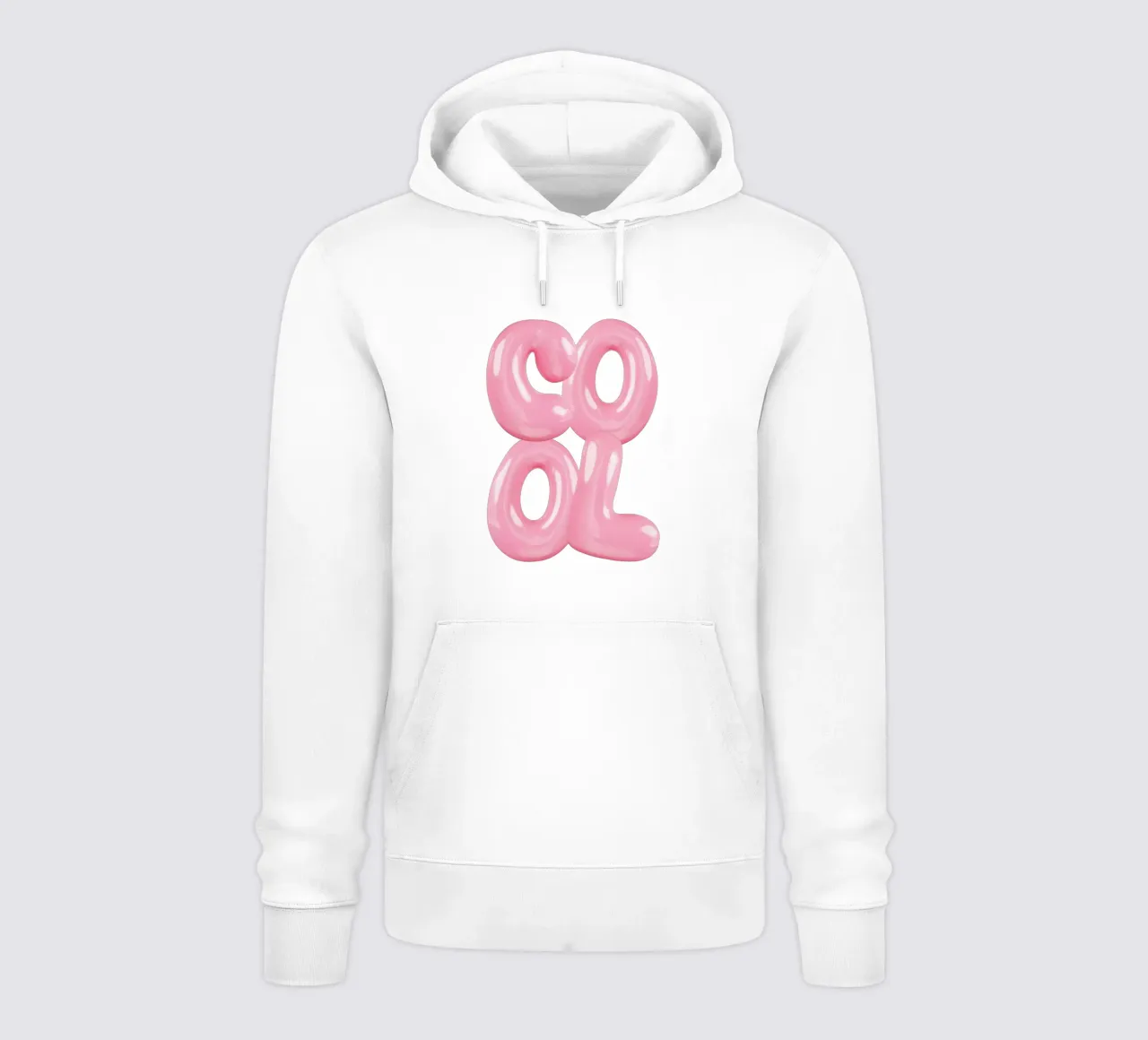 COOL Statement Pink felpa con cappuccio da Yaso Design & Art