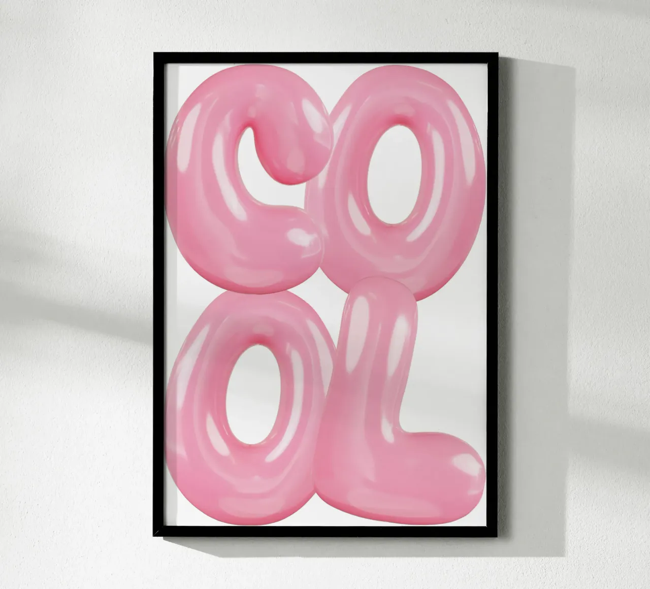 COOL Statement Pink poster by Yaso Design & Art