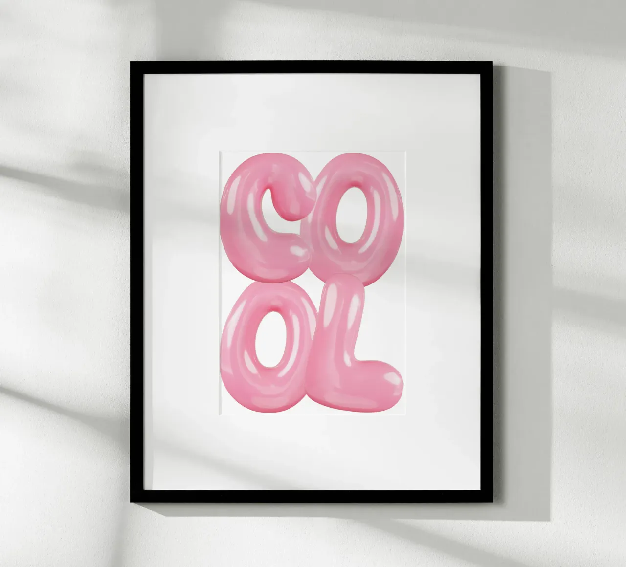 COOL Statement Pink poster da Yaso Design & Art