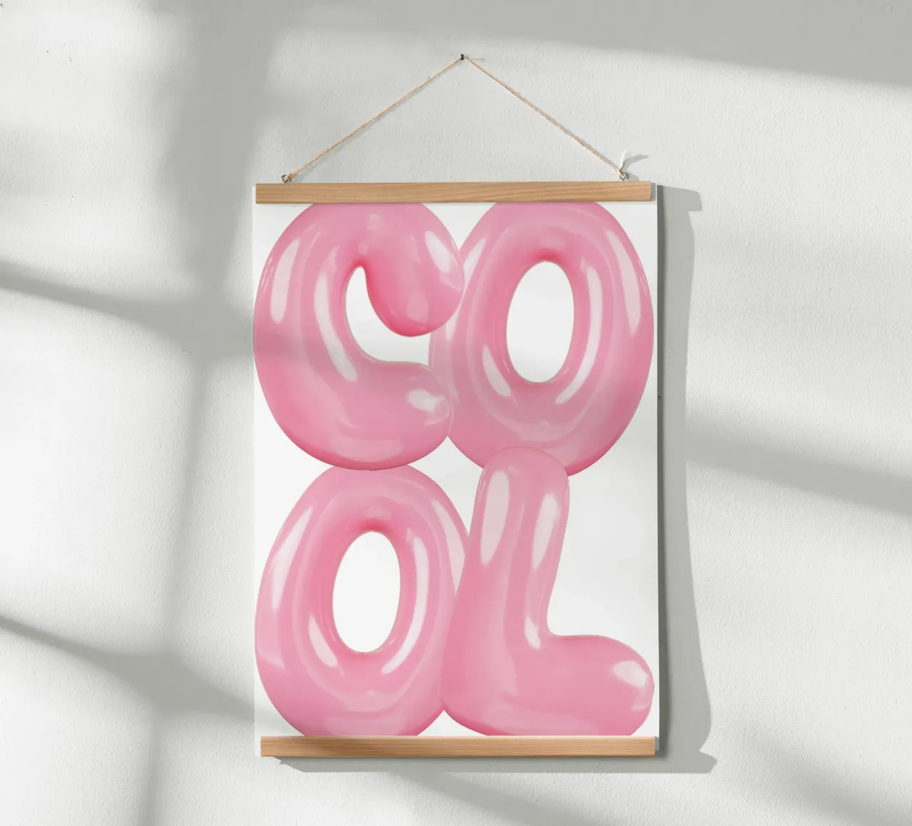 COOL Statement Pink poster by Yaso Design & Art