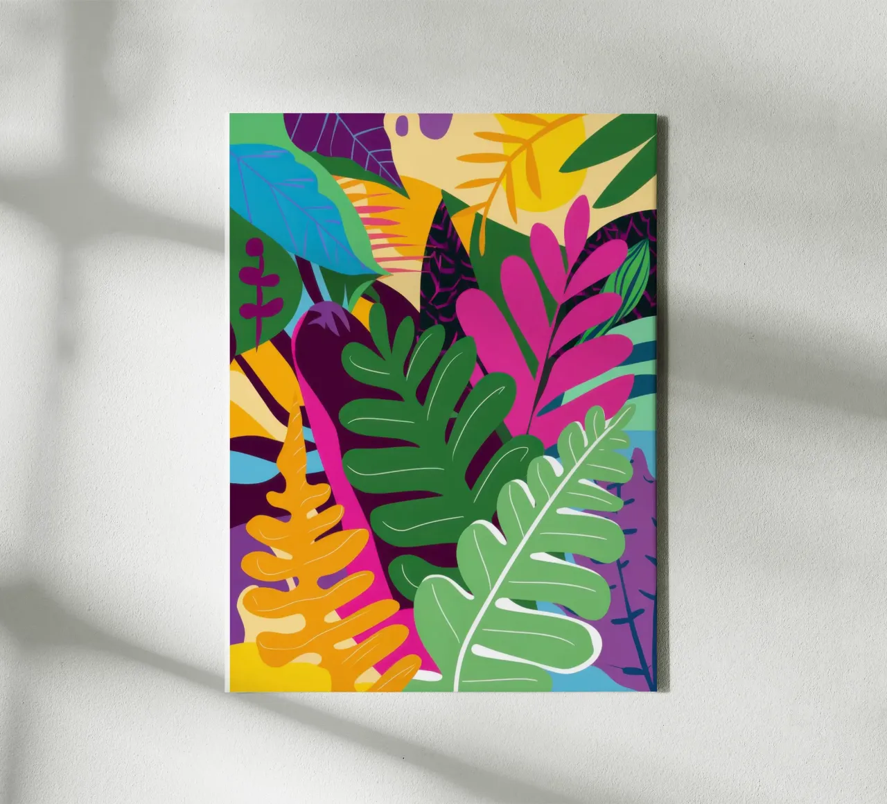 Vivida fuga nella giungla tela con Cornice a cassetta da Bring Haven