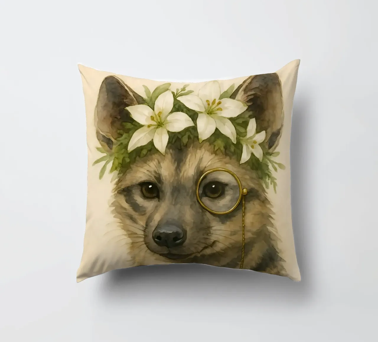 L'elegante fuorilegge: Iena con giglio cuscino da Graceful Desine