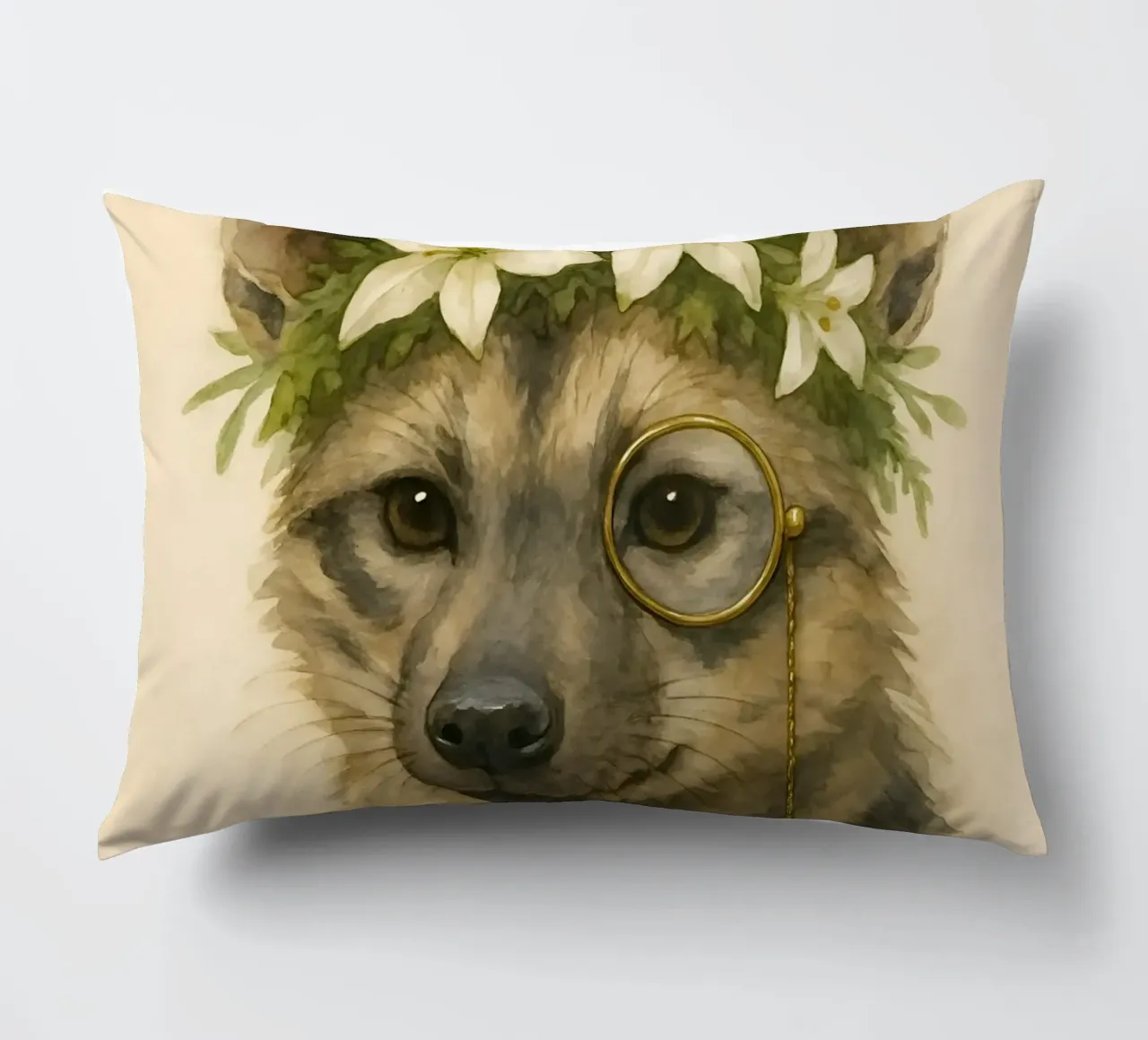 L'elegante fuorilegge: Iena con giglio cuscino da Graceful Desine