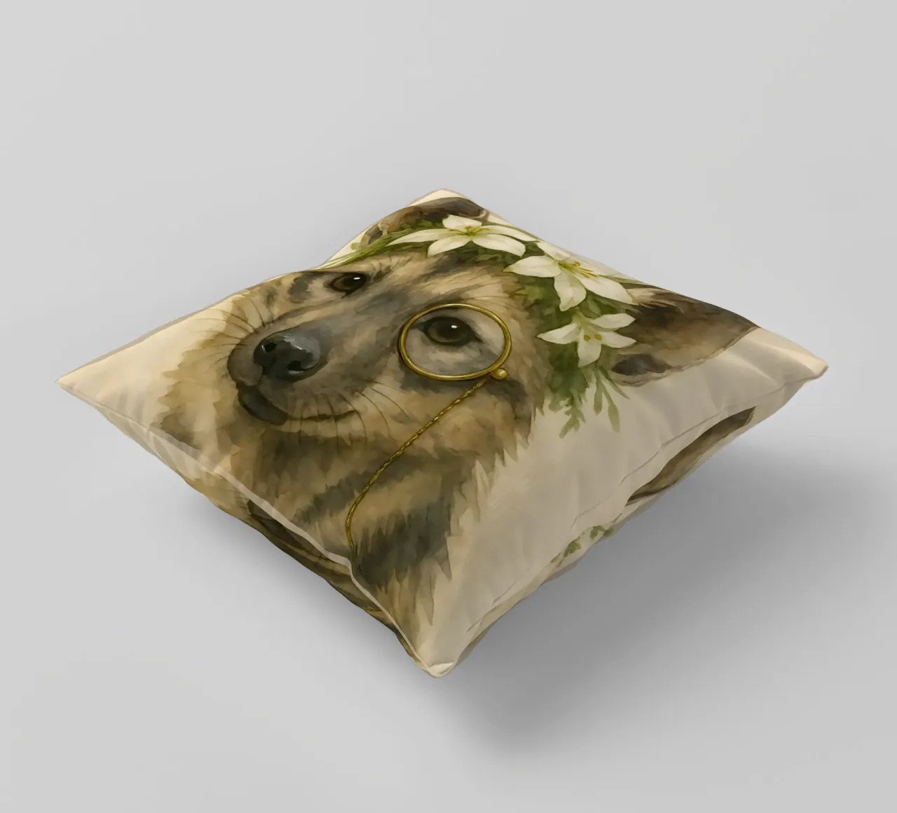 L'elegante fuorilegge: Iena con giglio cuscino da Graceful Desine