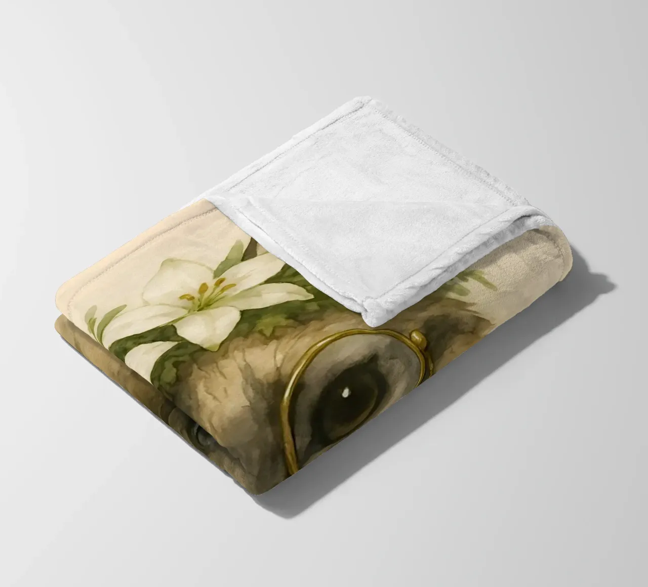 L'elegante fuorilegge: Iena con giglio coperta in pile da Graceful Desine