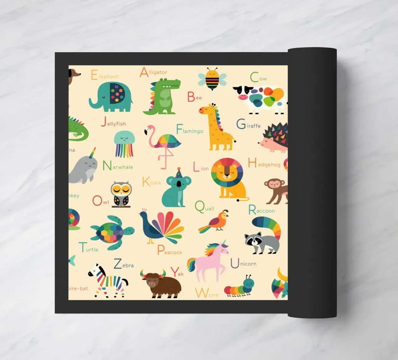 Lo zoo dell'arcobaleno zerbino da Andy Westface