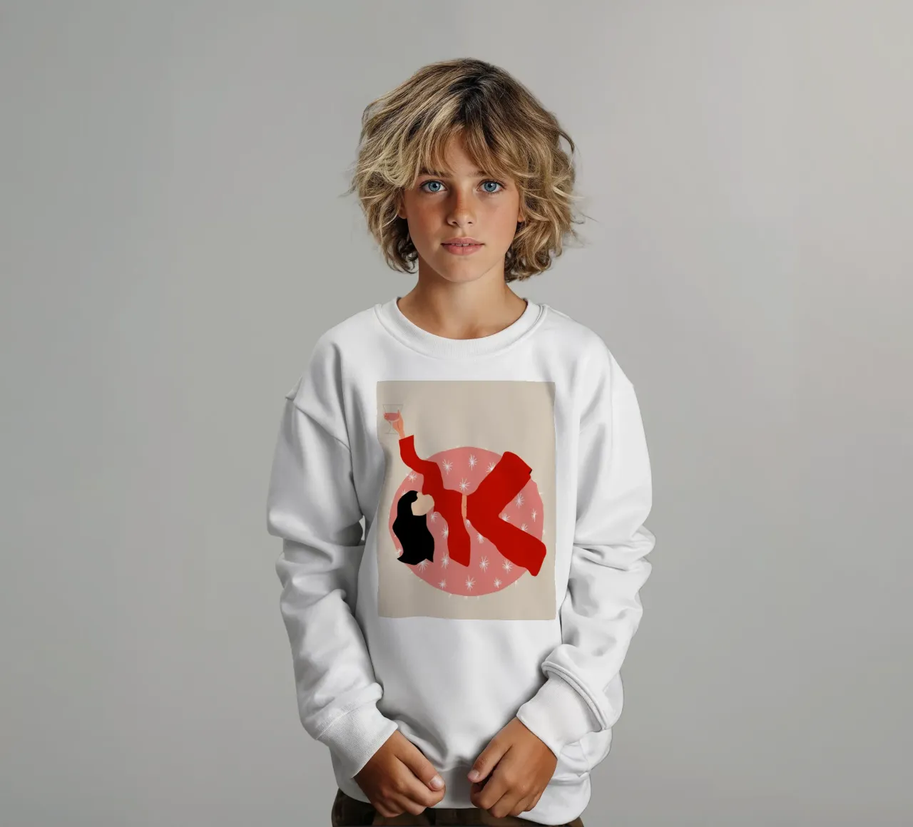 Vino Celestial Reposo sudadera para niño de Line Fable