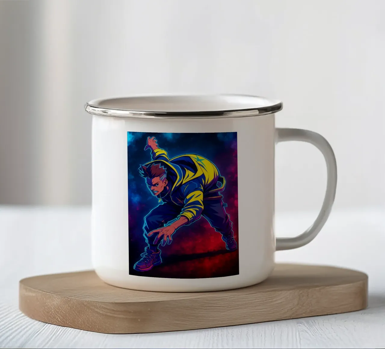 Soul Of Cyberpunk Edgerunners David Martinez tazza in smalto da DGSoulheroes