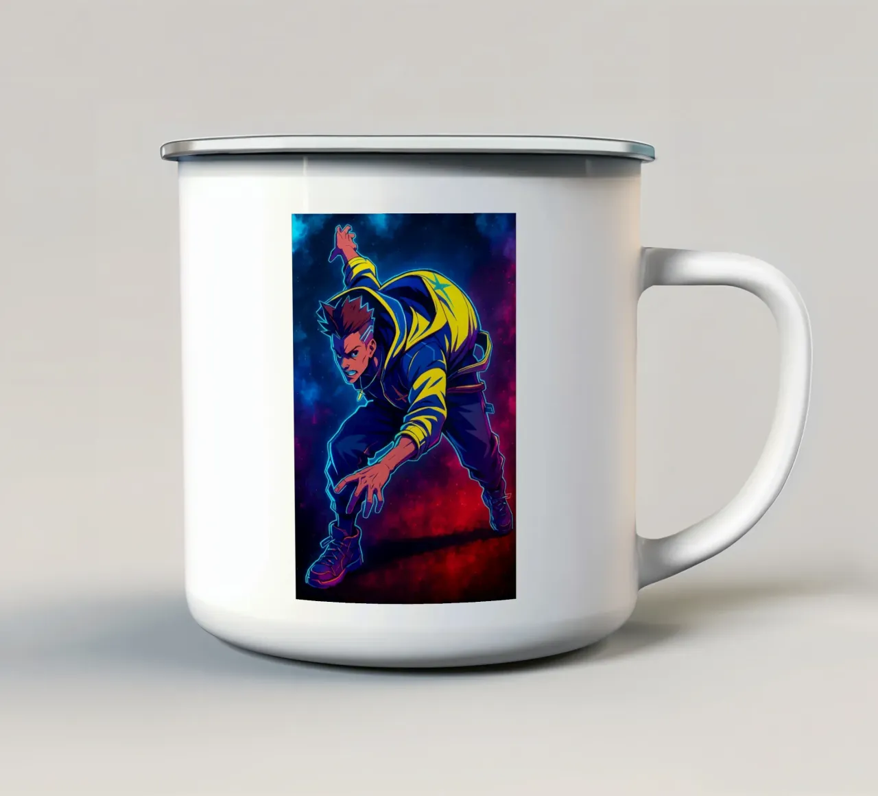 Soul Of Cyberpunk Edgerunners David Martinez tazza in smalto da DGSoulheroes