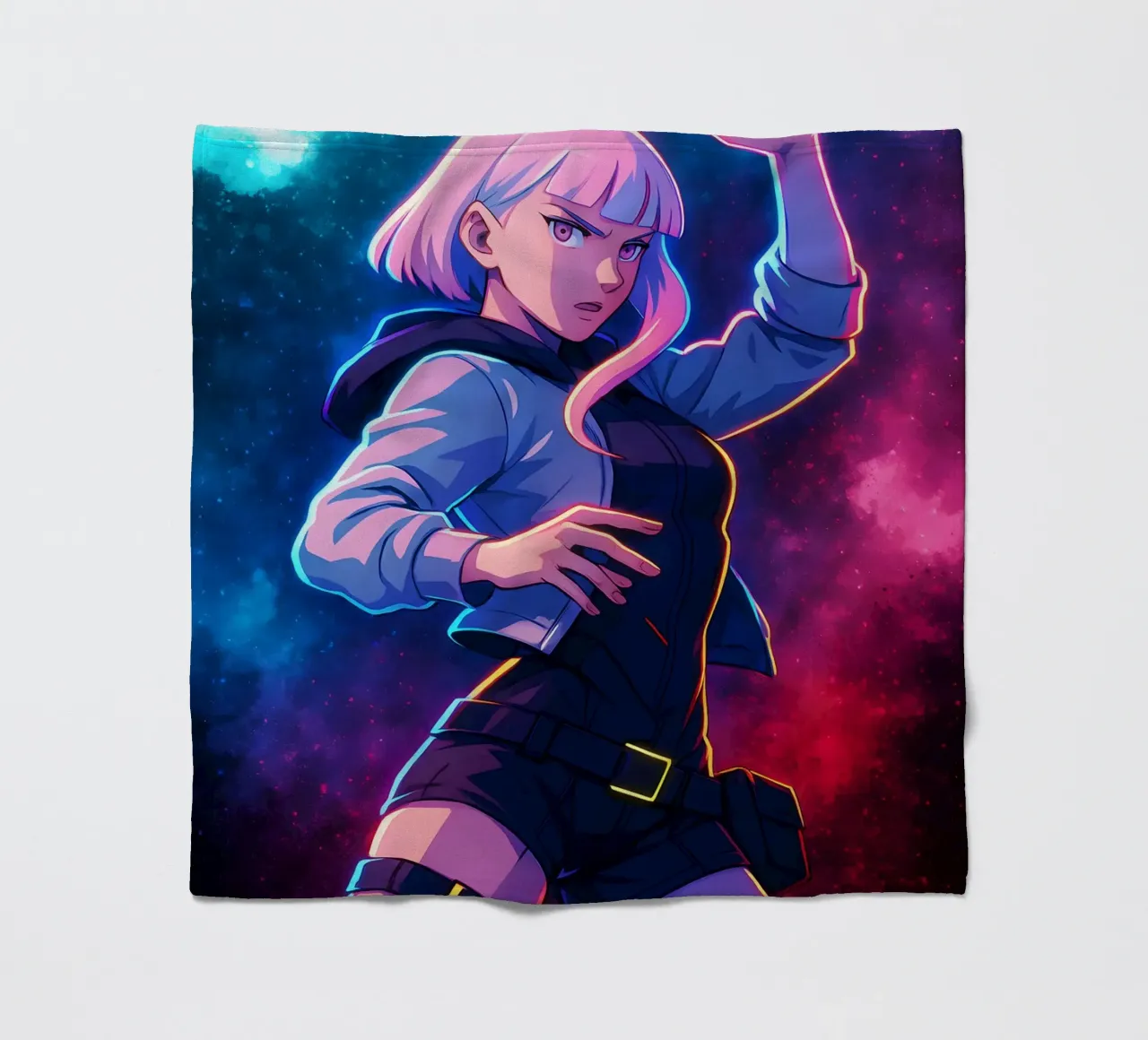 Soul Of Cyberpunk Edgerunners LUCY coperta in pile da DGSoulheroes