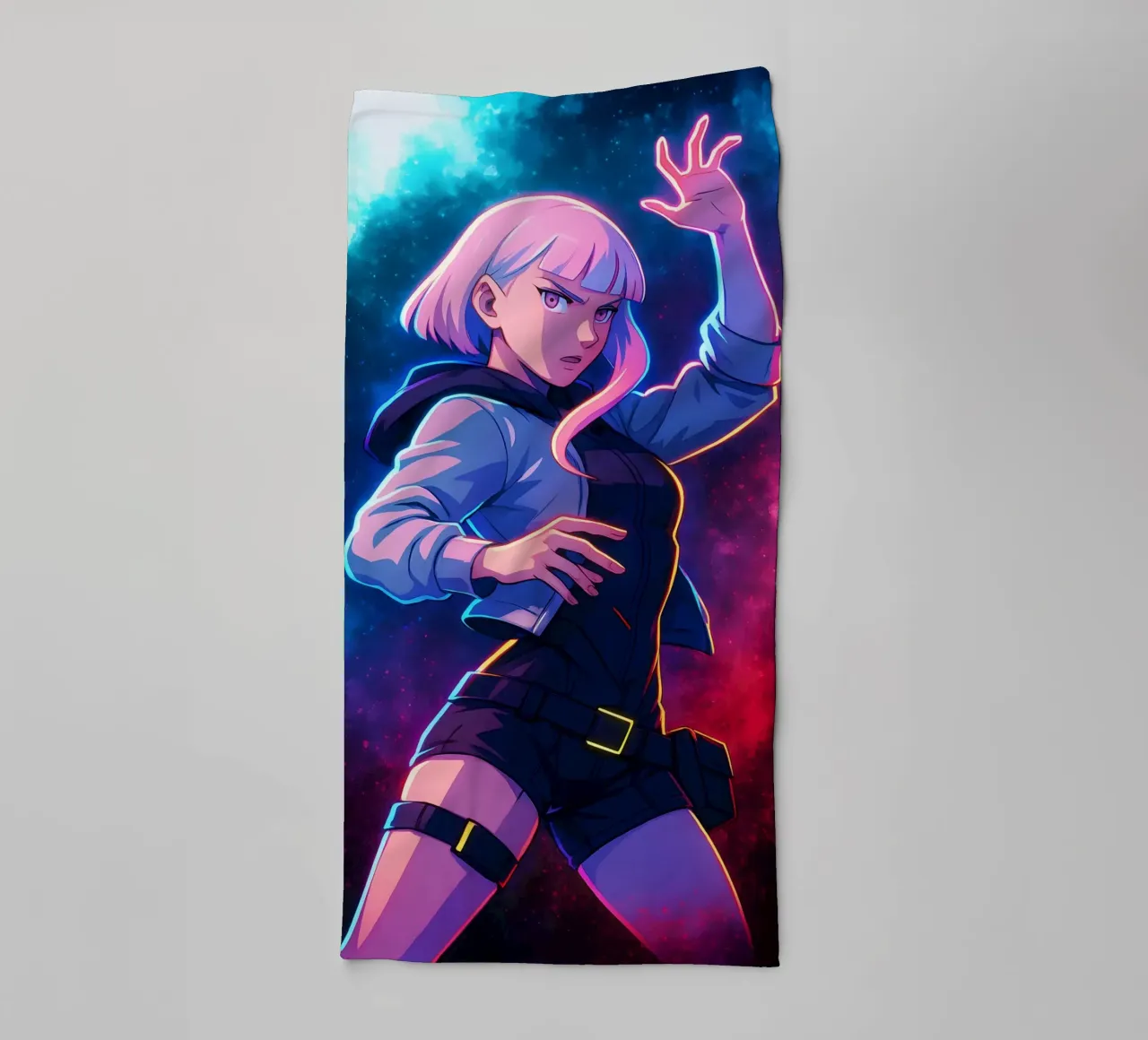 Soul Of Cyberpunk Edgerunners LUCY asciugamano da bagno da DGSoulheroes