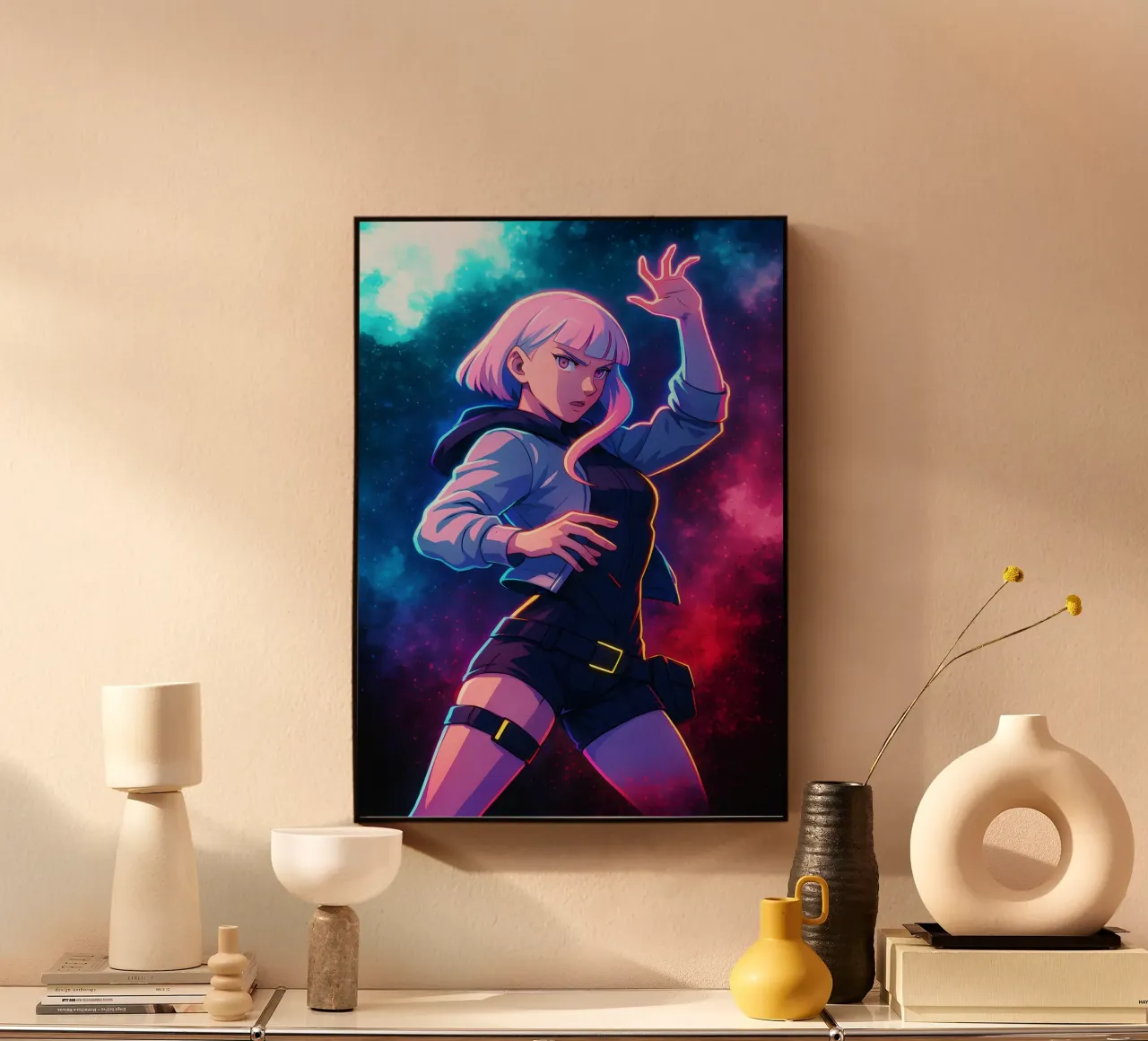Soul Of Cyberpunk Edgerunners LUCY alluminio dibond da DGSoulheroes