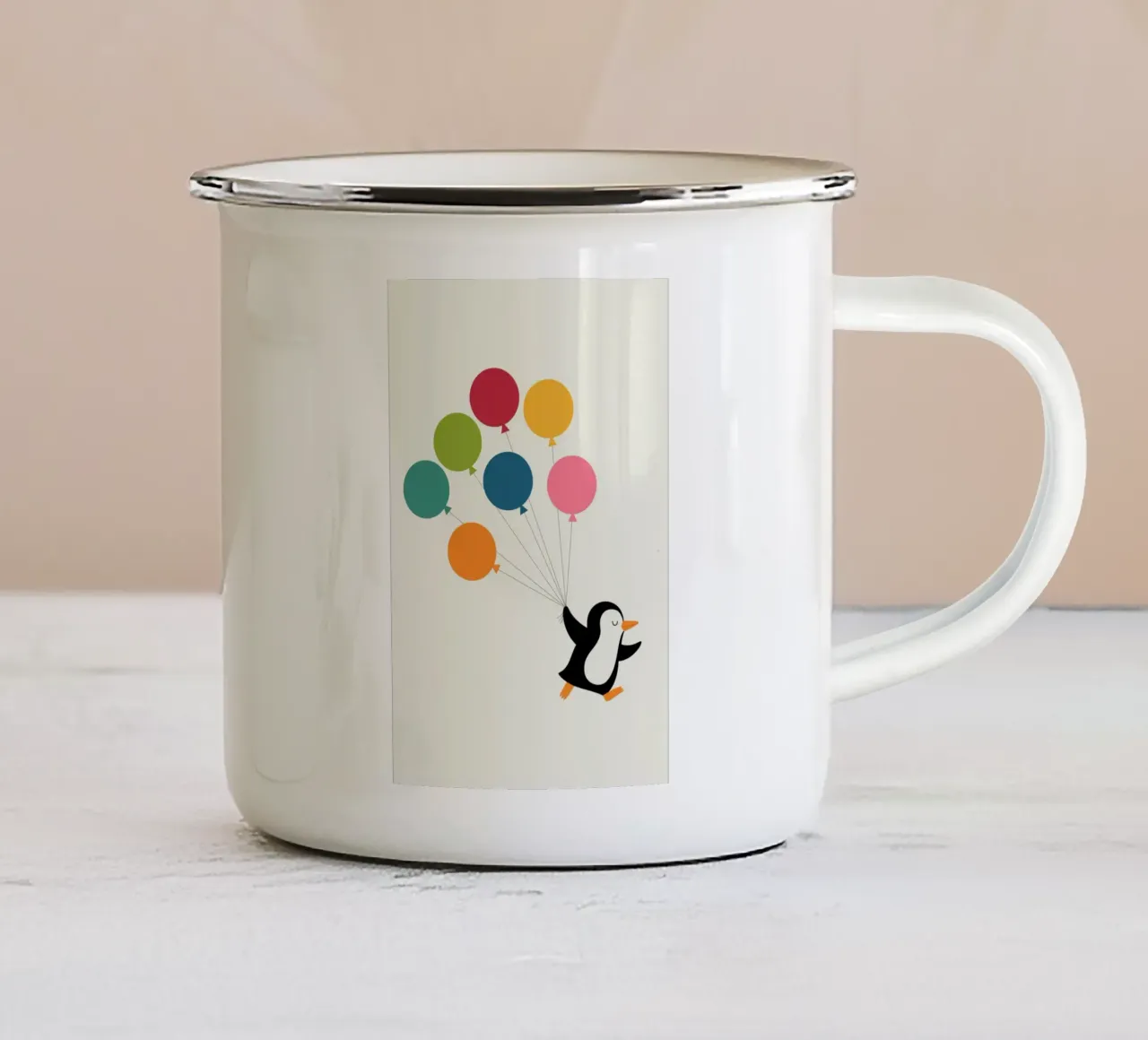 Seguire i propri sogni tazza in smalto da Andy Westface
