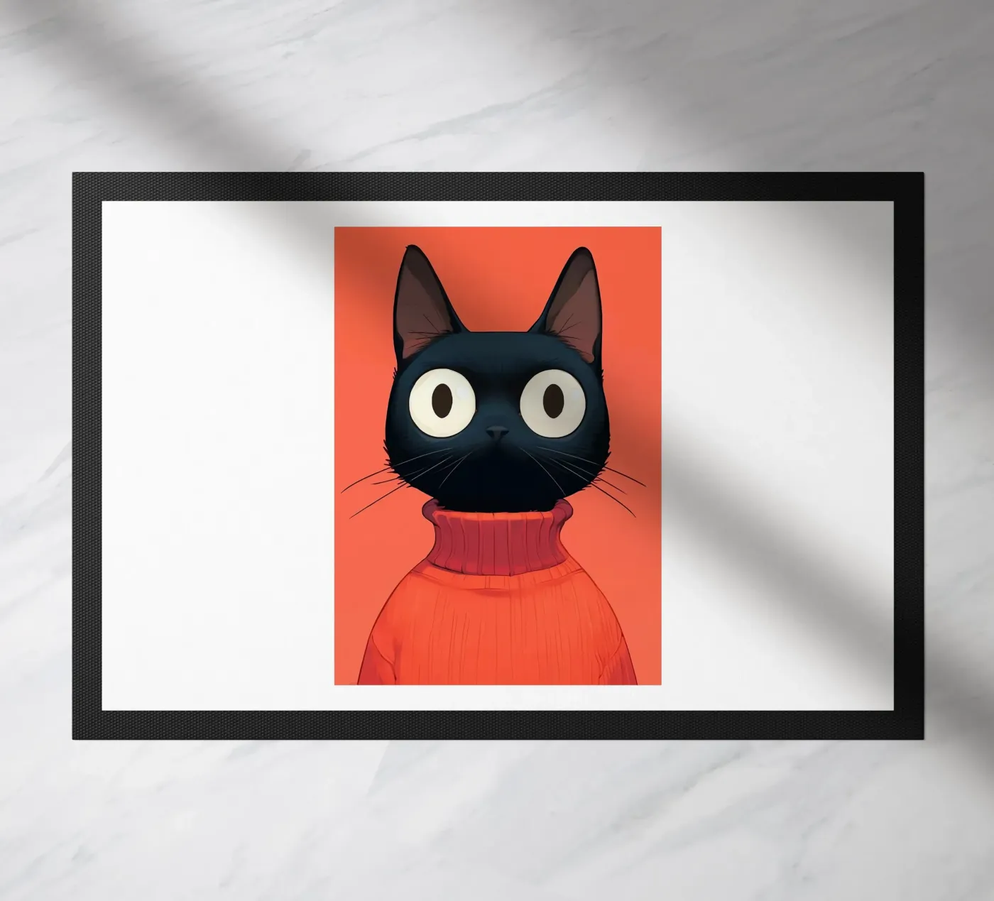 Gatto nero zerbino da Arjun