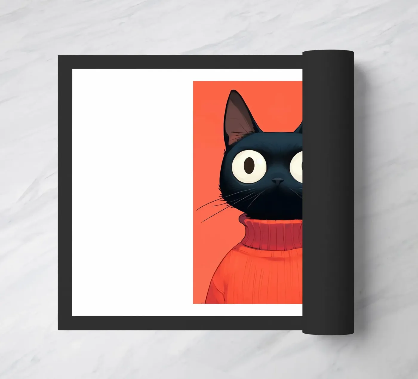 Gatto nero zerbino da Arjun