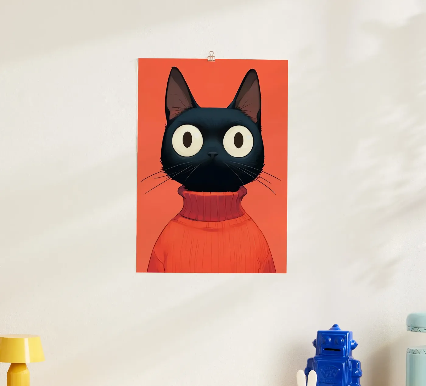Gatto nero poster da Arjun