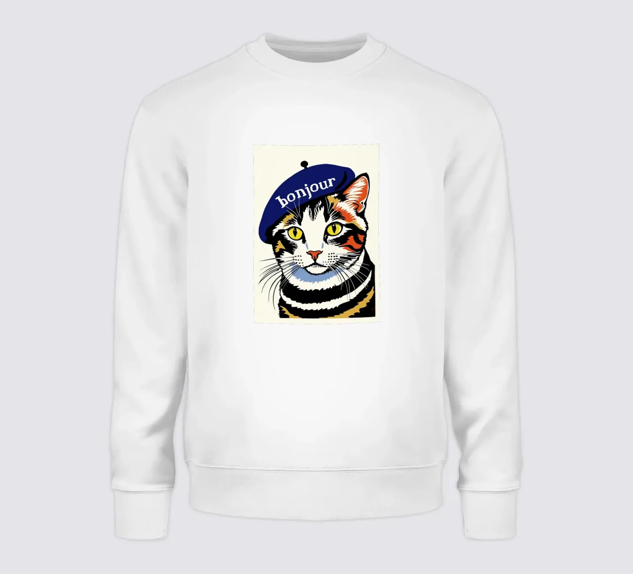 Hello Cat sweatshirt by Arjun