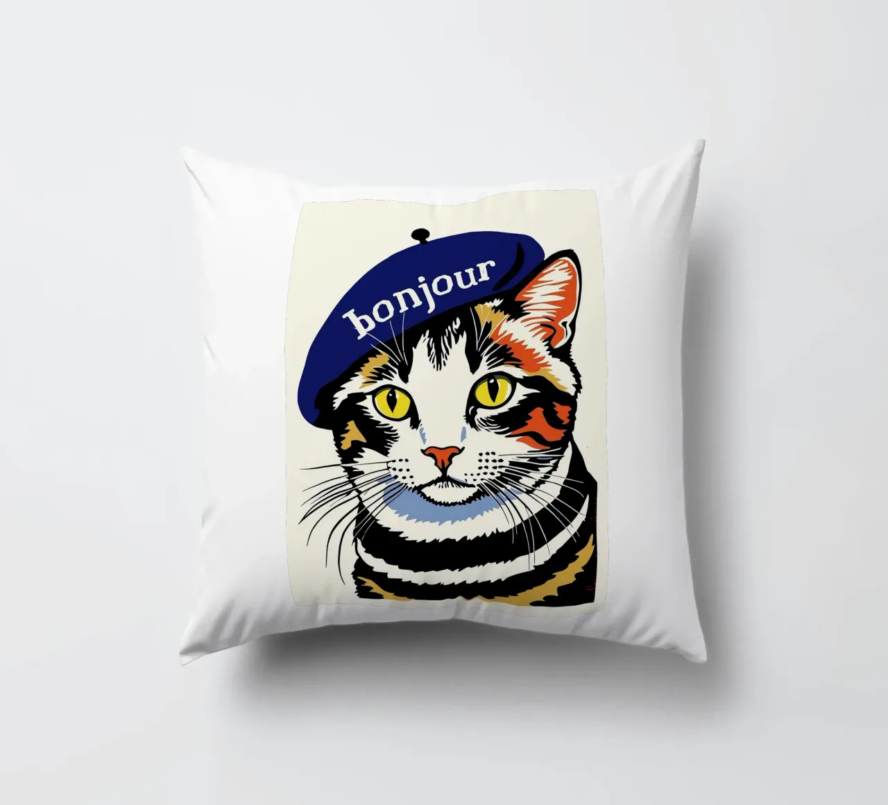 Ciao gatto cuscino da Arjun