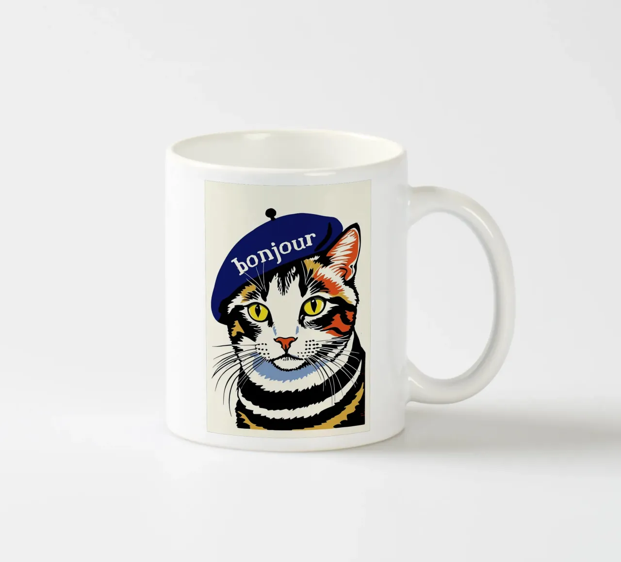 Ciao gatto tazza in ceramica da Arjun